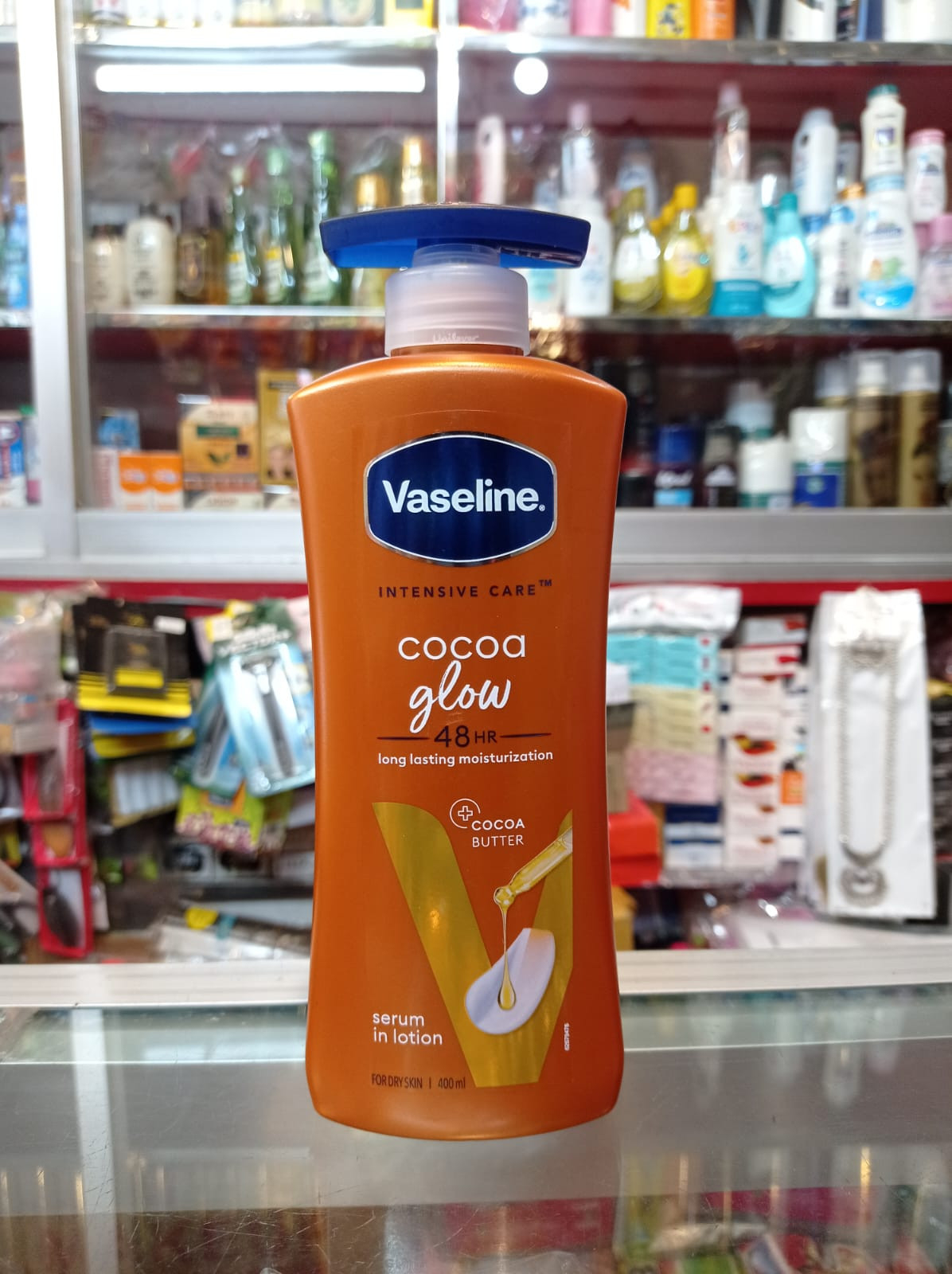 Vaseline Cocoa Glow Body Lotion.