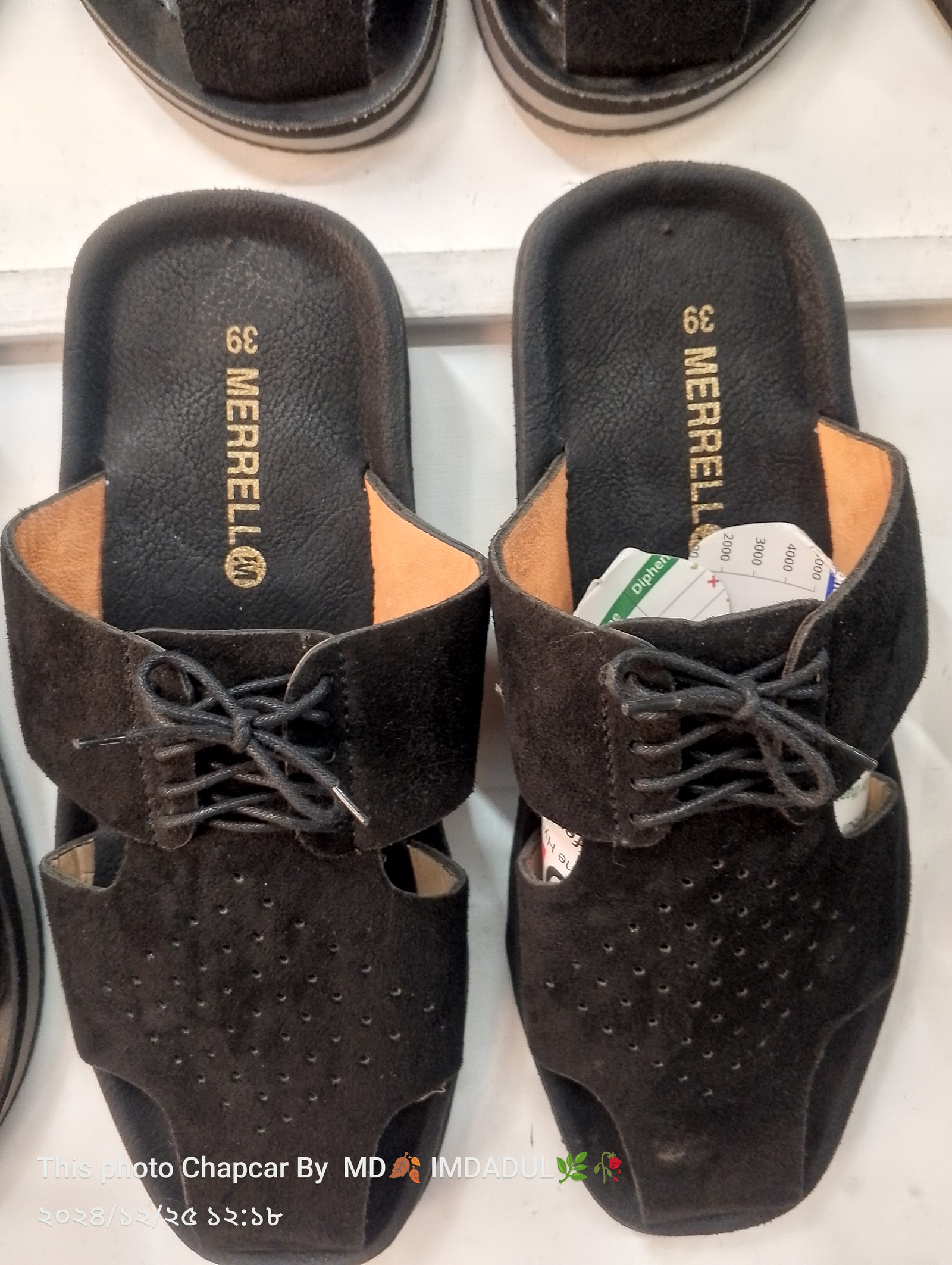 Punjabi half loafers slip on leather glossy shoes and rubber sool - Loafer